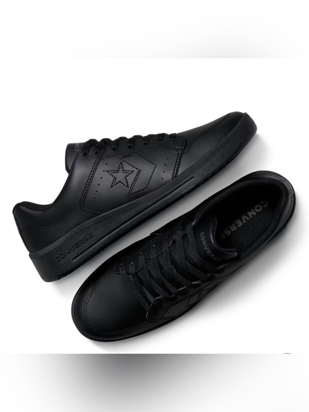Converse Men's Black Sneakers - Picture 2 of 8
